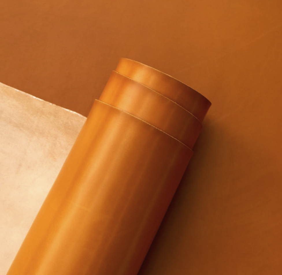 English Bridle London Tan leather swatch