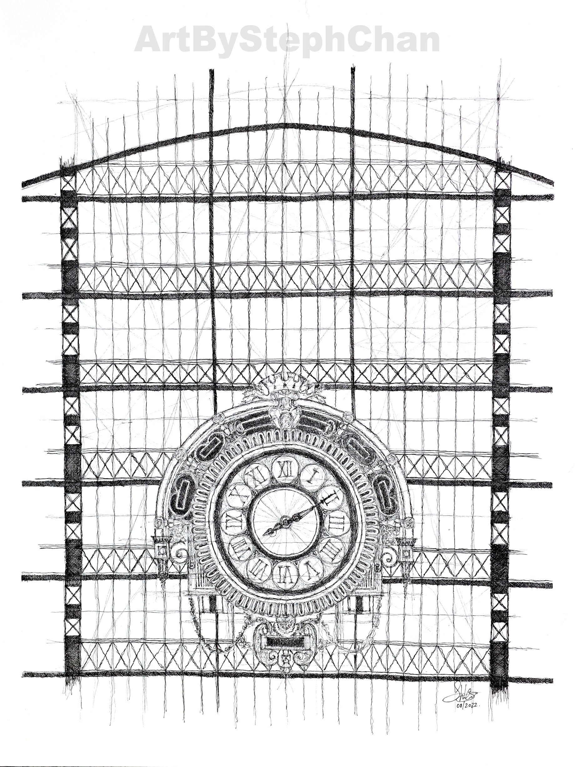 Clock at the Musée D'Orsay, Paris